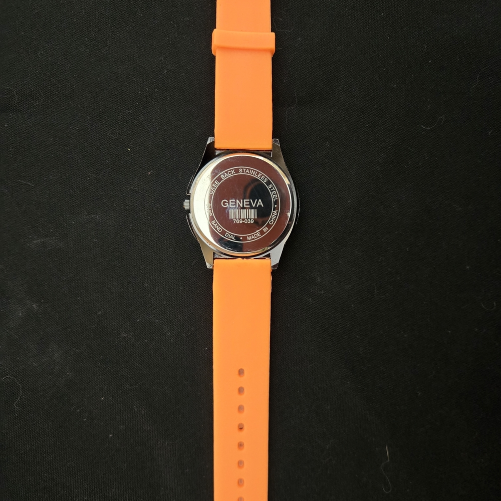 Geneva Vibrant Orange Smartwatch